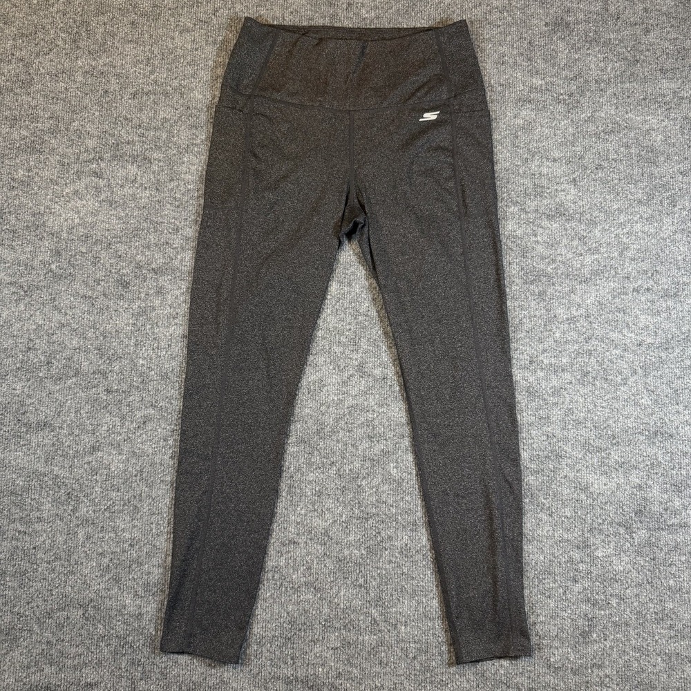 Skechers Go Walk High Waisted Flex Leggings Womens S Heather‎ Charcoal